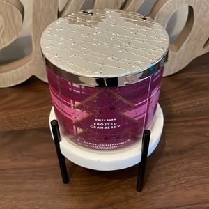 Bath and Body Works Frosted Cranberry 3-Wick Candle Brand New